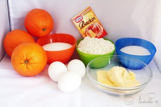 торт с апельсиновым кремом