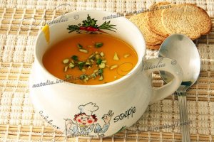 тыквенно-сырный крем суп
