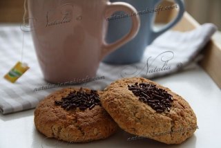 Овсяное печенье с шоколадом