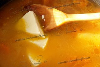 тыквенно-сырный крем суп