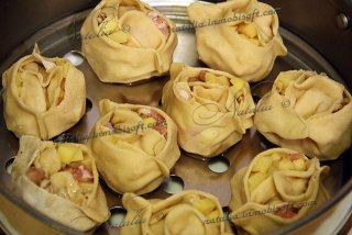 ханум - хонум - манты с картошкой