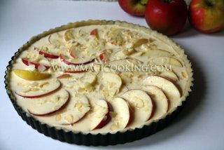 Немецкий яблочный пирог "Apfelkuchen"