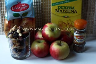 Голландский яблочный пирог "Appel-noten taart"