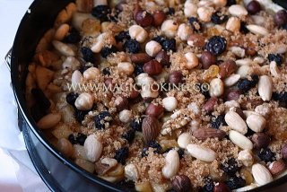 Голландский яблочный пирог "Appel-noten taart"