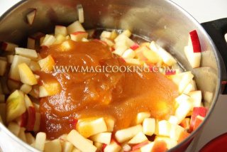 Немецкий яблочный торт с кремом