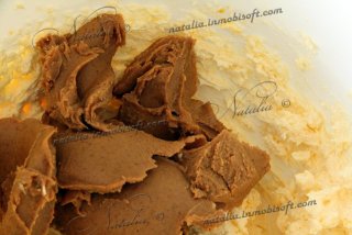 арахисовое печенье с ирисками