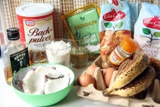 Бананово-кокосовый кекс
