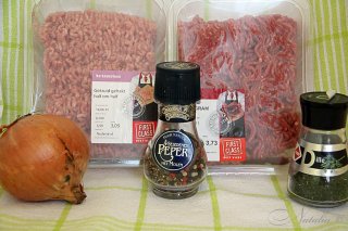 блины с мясом