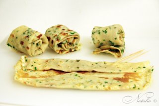 Блины с лучком