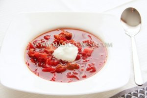 Борщ в мультиварке Moulinex Cook4Me