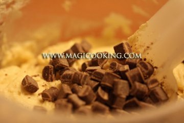 Кекс с рикоттой и шоколадом