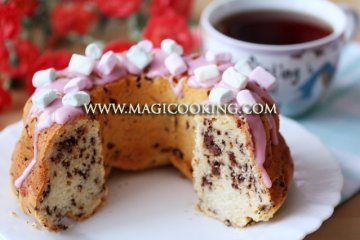 Кекс с рикоттой и шоколадом