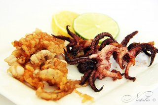 Жареные кальмары