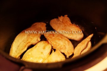 Куриная грудка под маринадом в в мультиварке Moulinex cook4me