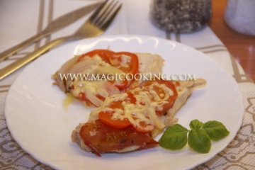 Куриная грудка под маринадом в в мультиварке Moulinex cook4me