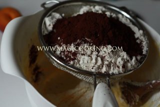 Шоколадный тарт с абрикосами и франжипаном