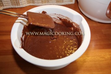 Торт "Шоколад на кипятке" в мультиварке Moulinex cook4me