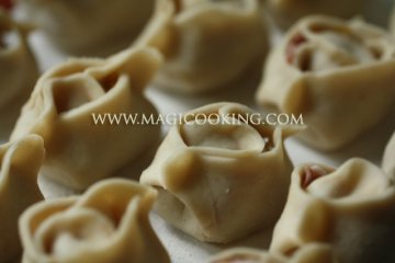Заварное тесто для пельменей и мантов