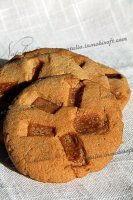 арахисовое печенье с ирисками