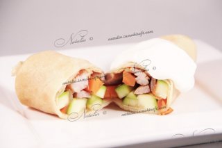 Блинчики с мясом