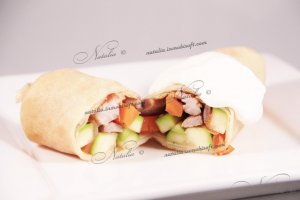 Блинчики с мясом