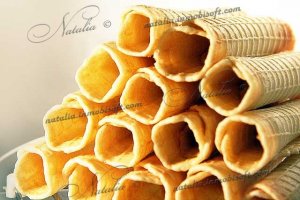 вафли трубочки