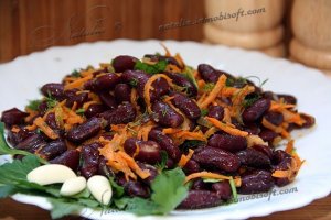 Гарнир из фасоли