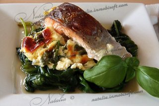 форель запеченная