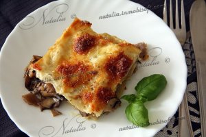 Лазанья грибная
