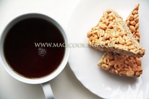 Хрустящее пирожное. Marshmallow crispy bites