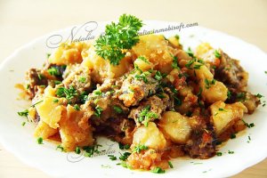 мясо с картофелем