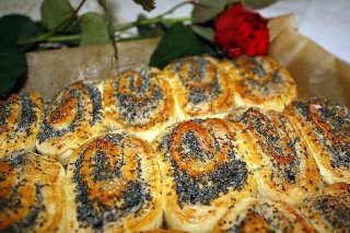 печенье с маком, печенье с финиками