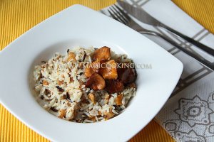 Рис с лисичками