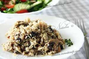 Пилав с грибами и тимьяном