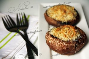 Грибы портобелло с орехами