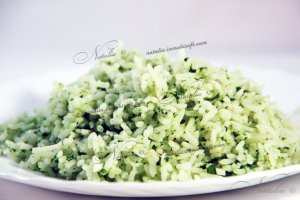 рис с лаймом и петрушкой