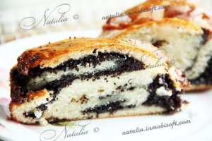 Творожный рулет с маком