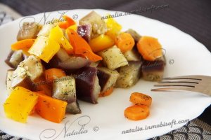 салат из баклажана и болгарского перца