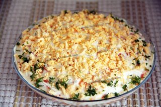 салат мимоза