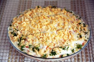 салат мимоза