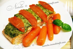 Семга в кармашках