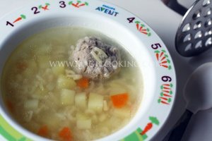 Суп с фрикадельками "Детский"