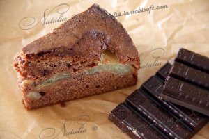 torta di pere e cioccolato