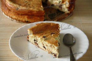 Torta ricotta e gocce di cioccolato