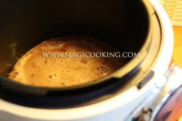 Легкий шоколадный крем в мультиварке Moulinex Cook4me