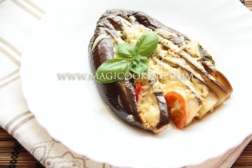 Баклажаны фаршированные в мультиварке Moulinex cook4me