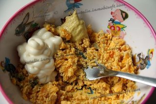 Закуска "Мимоза" или Les Oeufs Mimosa