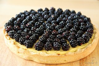 Пирог с ежевикой