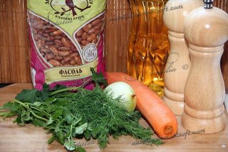 Гарнир из фасоли