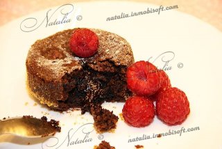 Шоколадный фондан